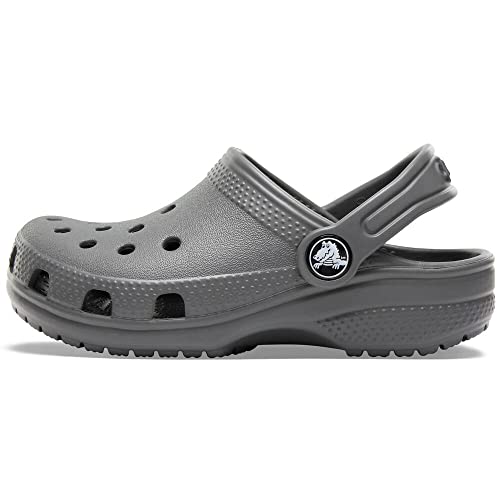 Detalle de Crocs Unisex Kids Classic Clog TClog in Slate Grey (9 UK Child)