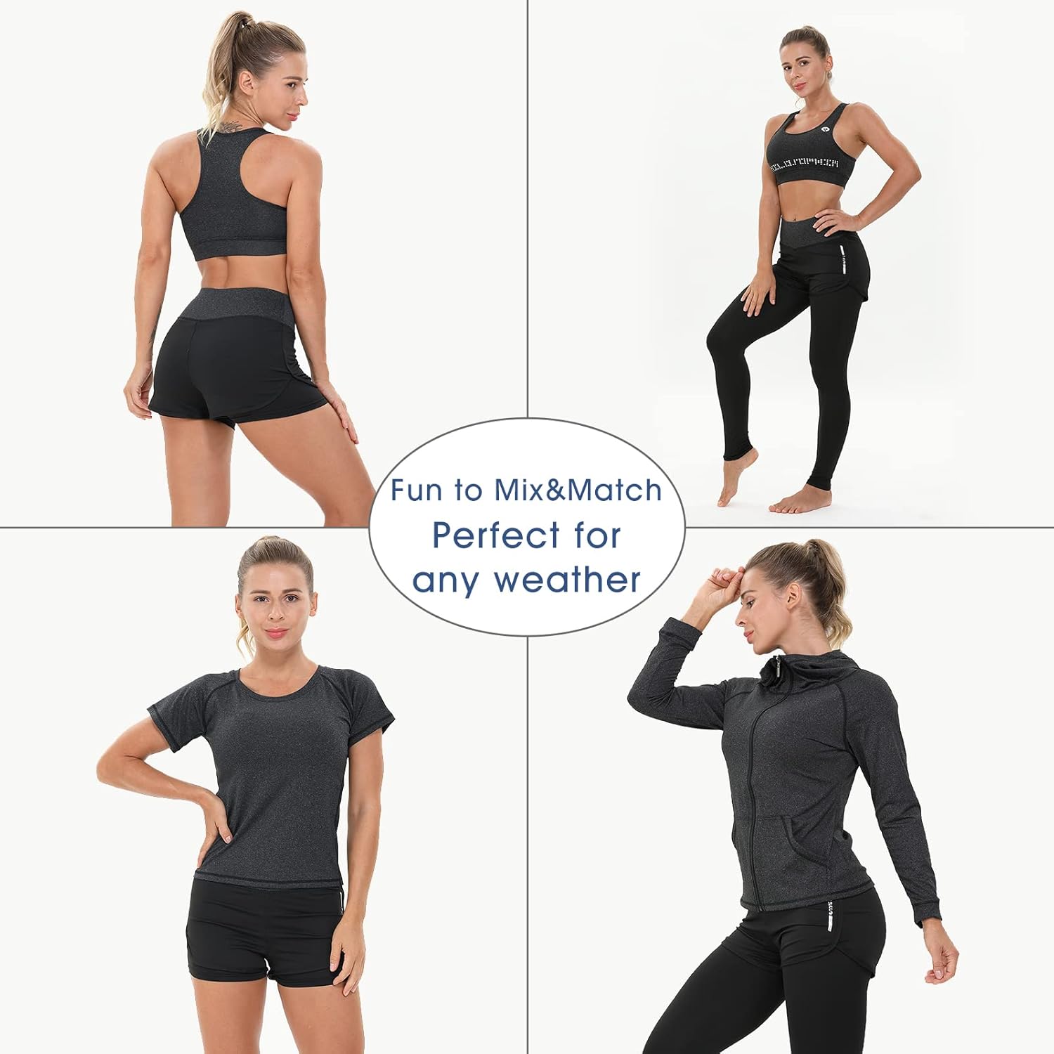 Thumbnail 1 de Set yoga donna 5 pezzi per sport