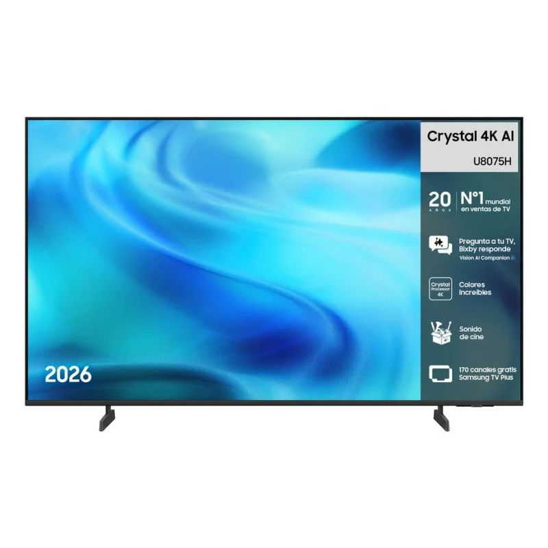 Imagen de Samsung TV LED Crystal U8075H 43" 4K: tamaño compacto, Smart TV y HDR10+ para espacios pequeños en OfertitasTOP