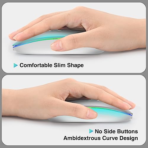 Thumbnail 4 de cimetech Bluetooth ratón recargable 2 modos