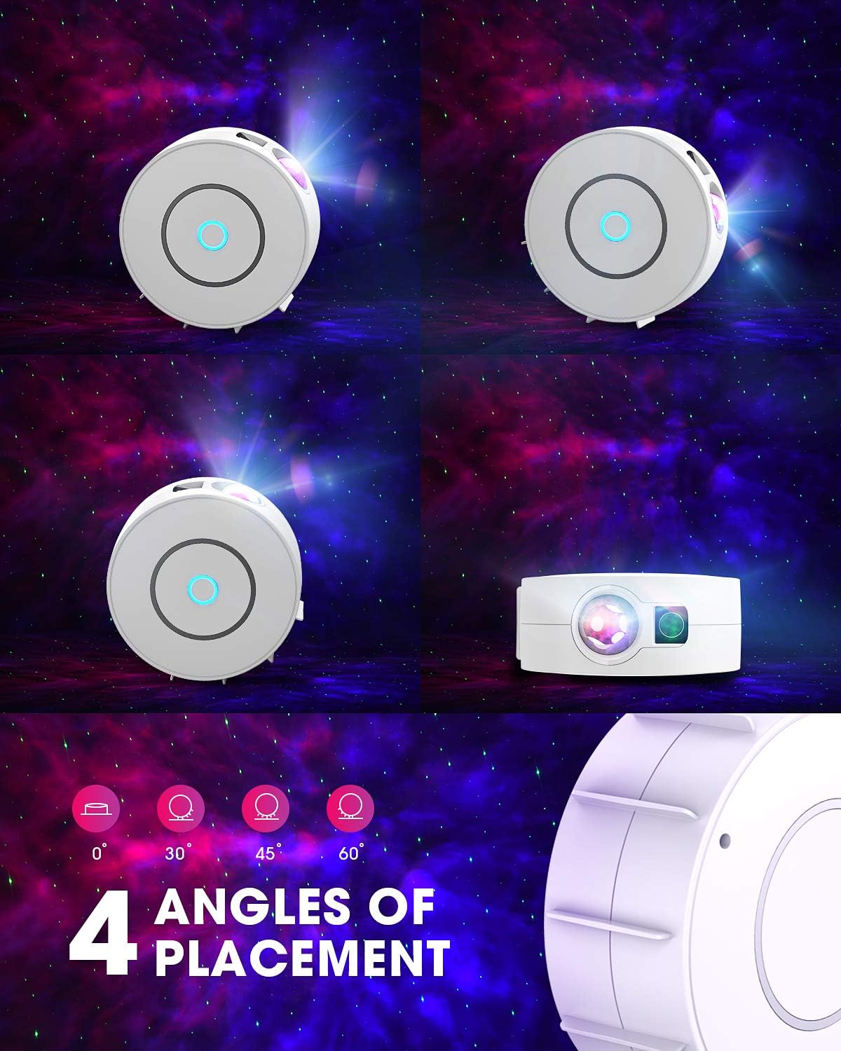 Thumbnail 5 de SUPPOU Galaxy Projector 3D star light