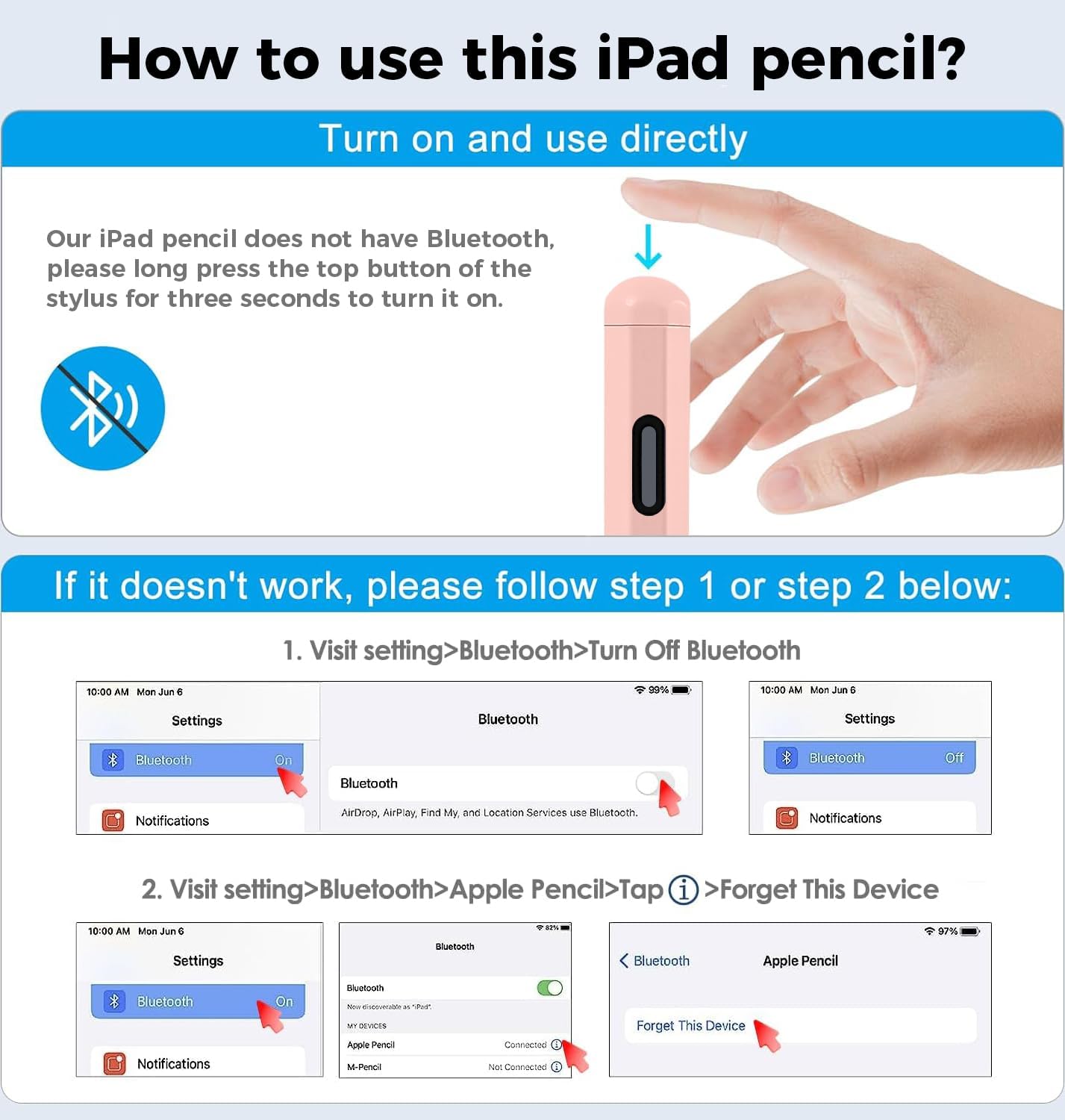 Thumbnail 6 de iPad Stylus Pen with POM Tip