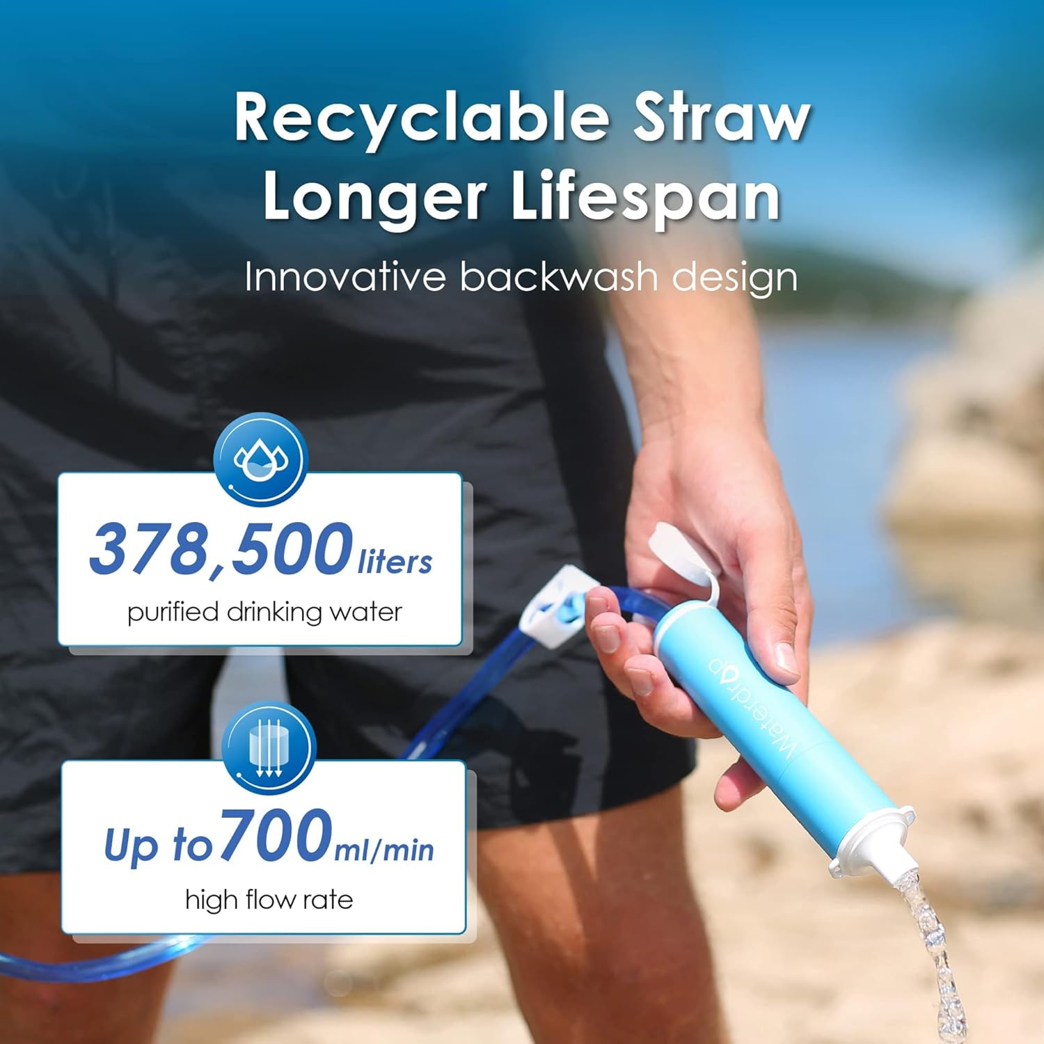 Thumbnail 3 de Waterdrop Water Filter Camping