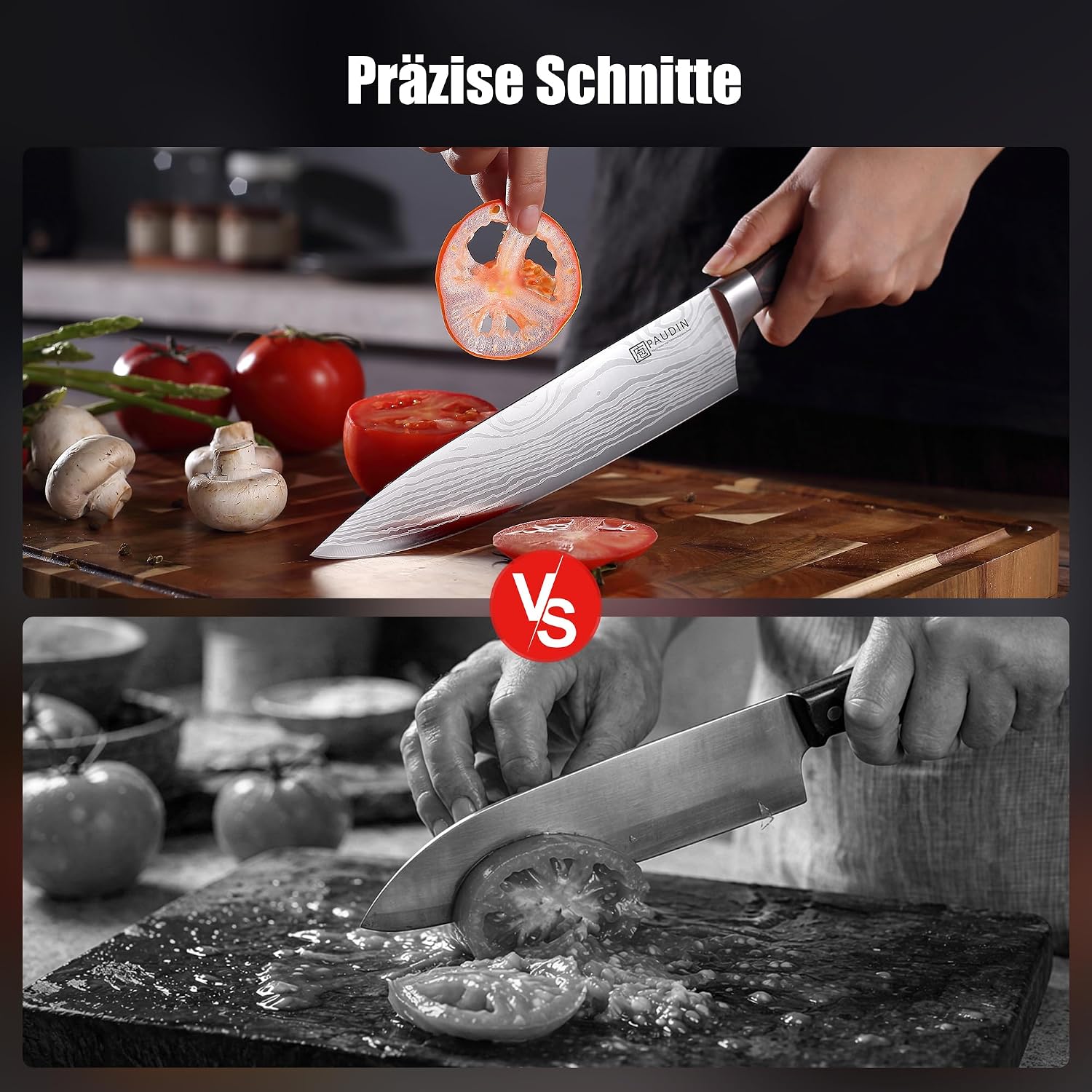 Thumbnail 2 de PAUDIN Kochmesser 20 cm Profi Küchenmesser