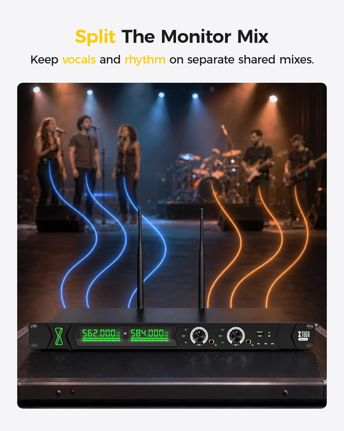 Detalle de XTUGA Wireless In-Ear Monitor System RW2090