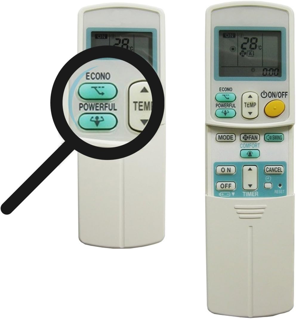 Detalle de Telecomando Wellclima BRC 4C151 per climatizzatori Daikin – compatibile con BRC4C151/BRC4C152/BRC4C155/BRC4C158