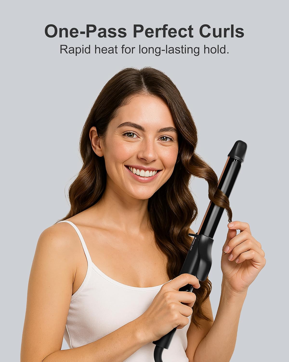 Detalle de ANNLARY Curling Iron, 1-Inch Barrel