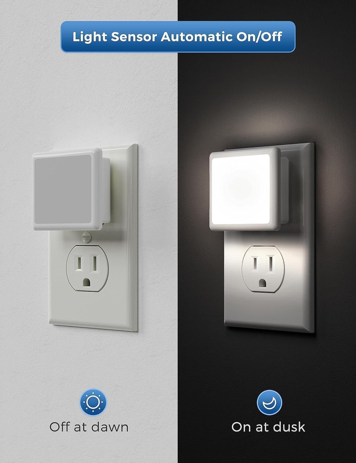 Thumbnail 2 de LOHAS LED Plug-In Night Light, 2-Pack