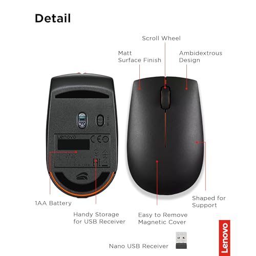 Thumbnail 5 de Lenovo 300 ratón inalámbrico compacto 🖱