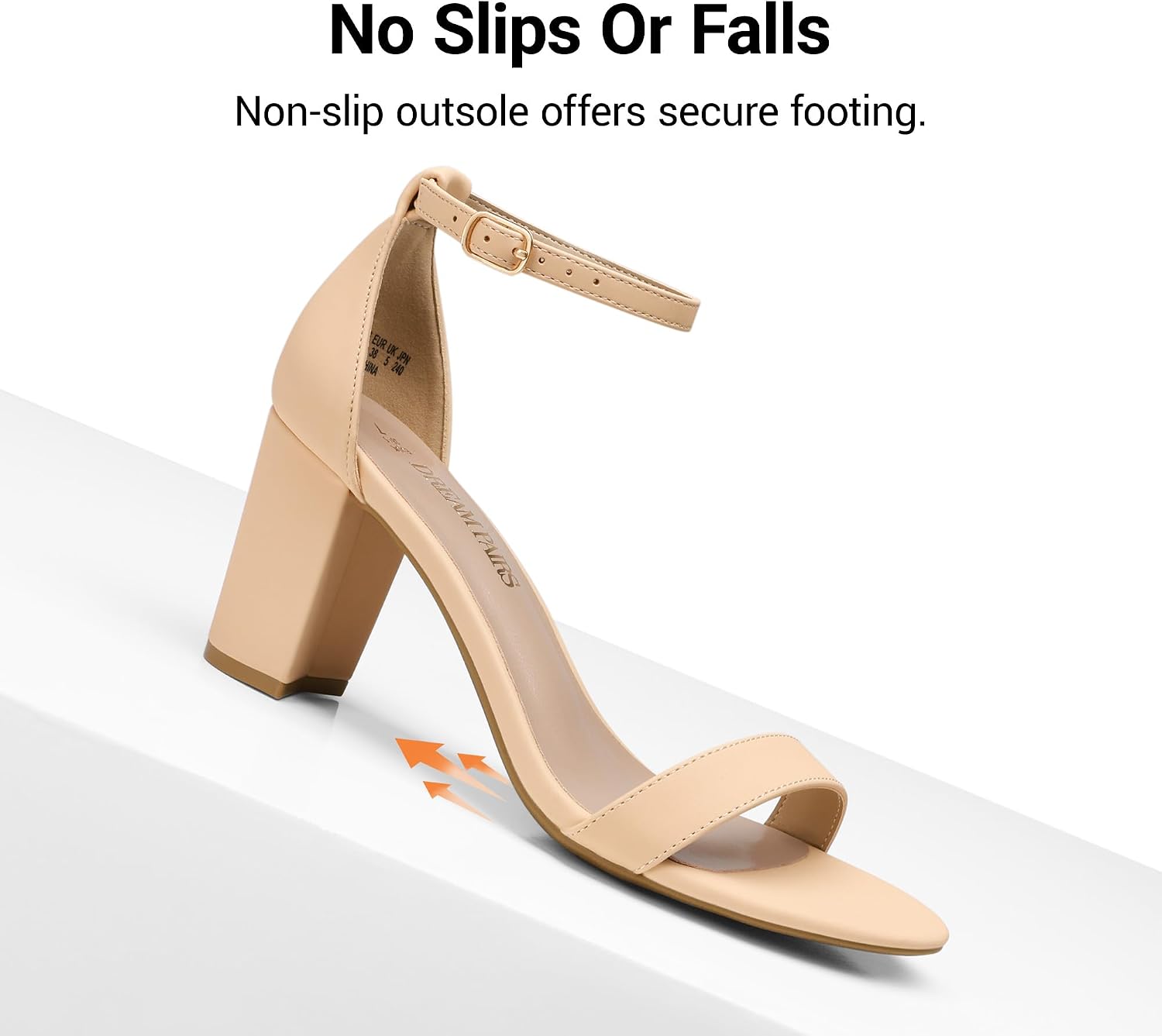 Detalle de DREAM PAIRS Women's Chunky Block Heel Sandals