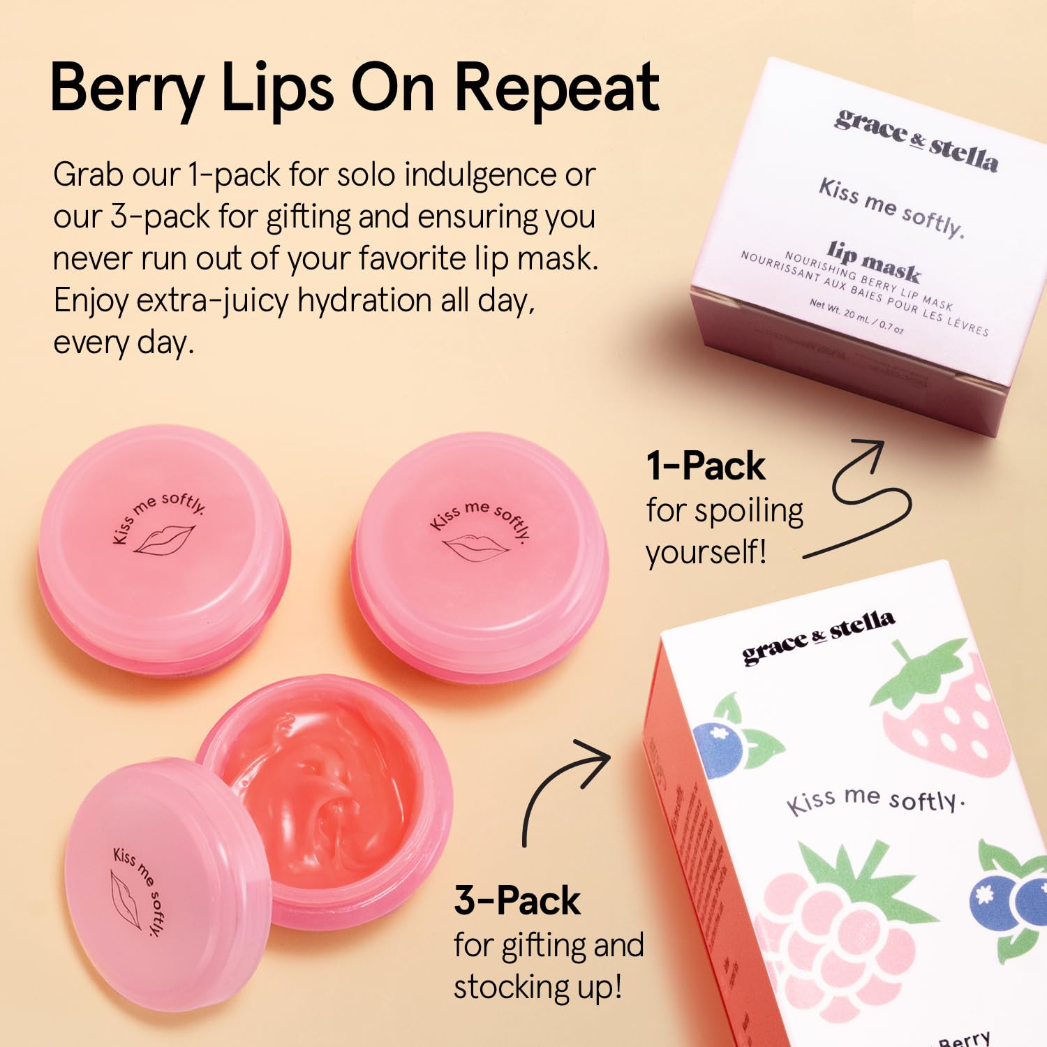 Detalle de grace & stella Lip Butter 3-pack 💄
