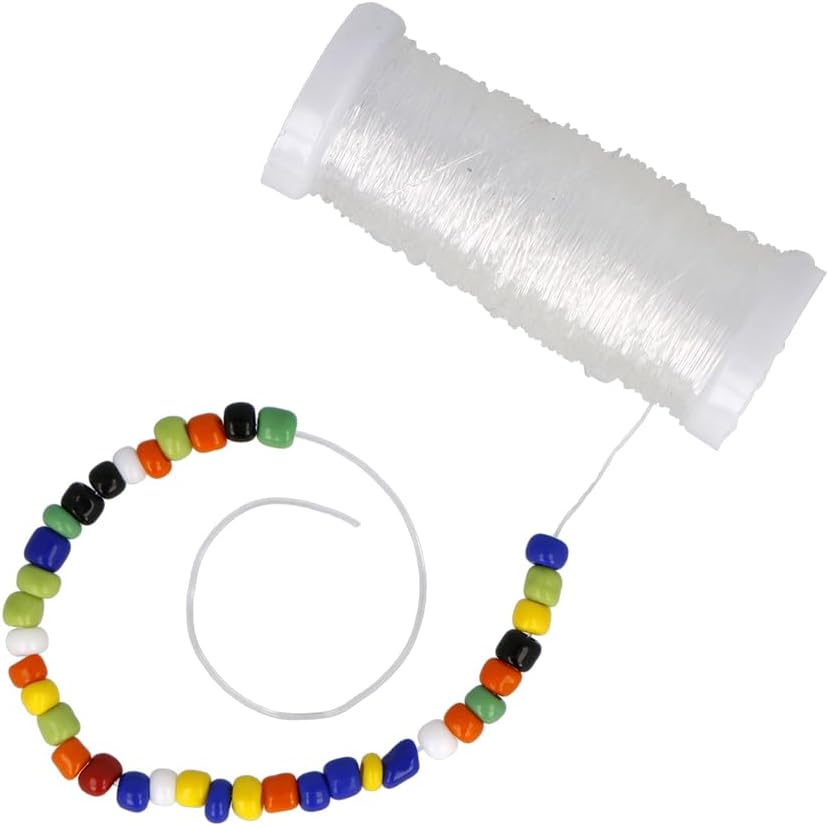 Detalle de INNSPIRO E6052-0-50 elastisch nylon koord, transparant, 0,50 mm, 20 m