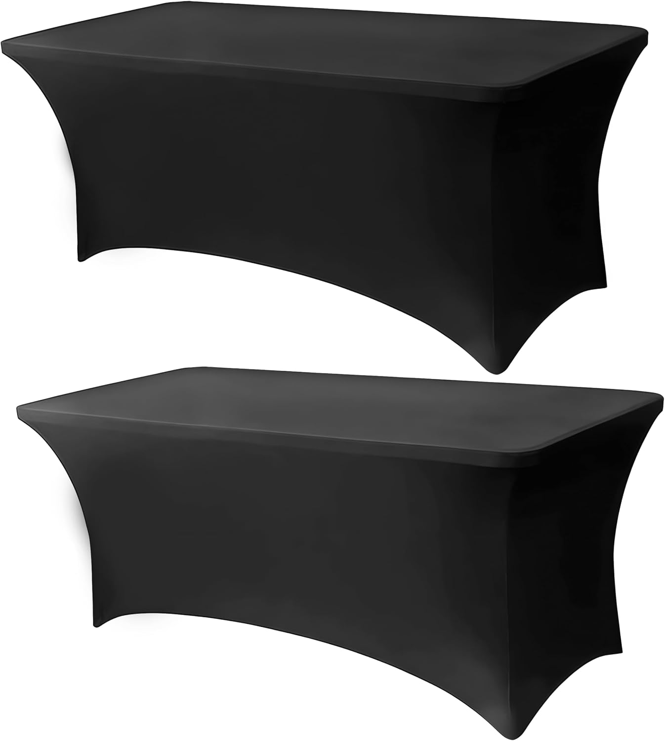 Thumbnail 6 de Lemict Rectangle Tablecloth 60" x 84" (Black) – Washable, Wrinkle-Free, 6 Pack