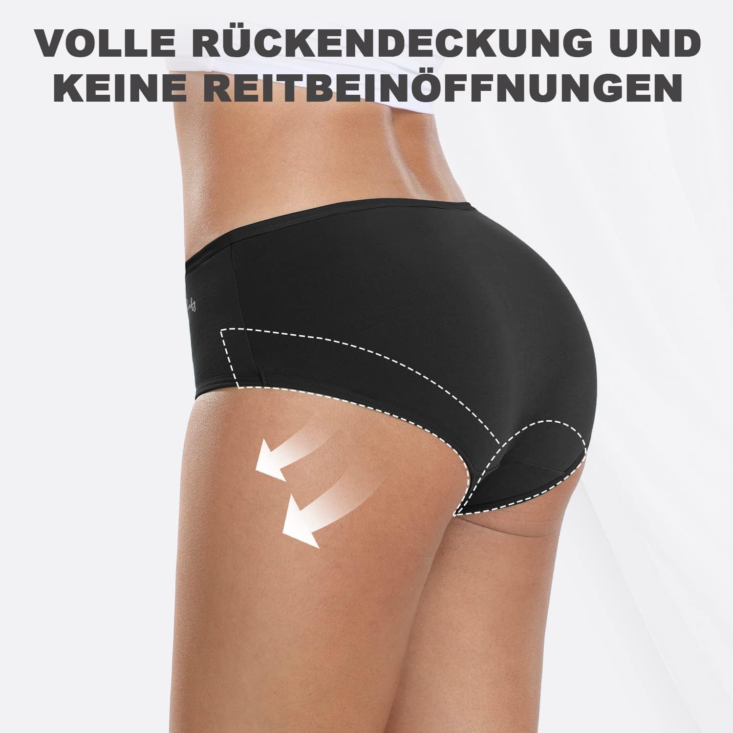 Thumbnail 4 de coskefy Unterhosen Damen Baumwolle 6er Pack