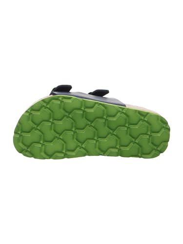 Thumbnail 3 de Superfit Jungen FUSSBETTPANTOFFEL Hausschuhe 8210 Blau/Grün – orthopädisches Tieffußbett, breite Passform