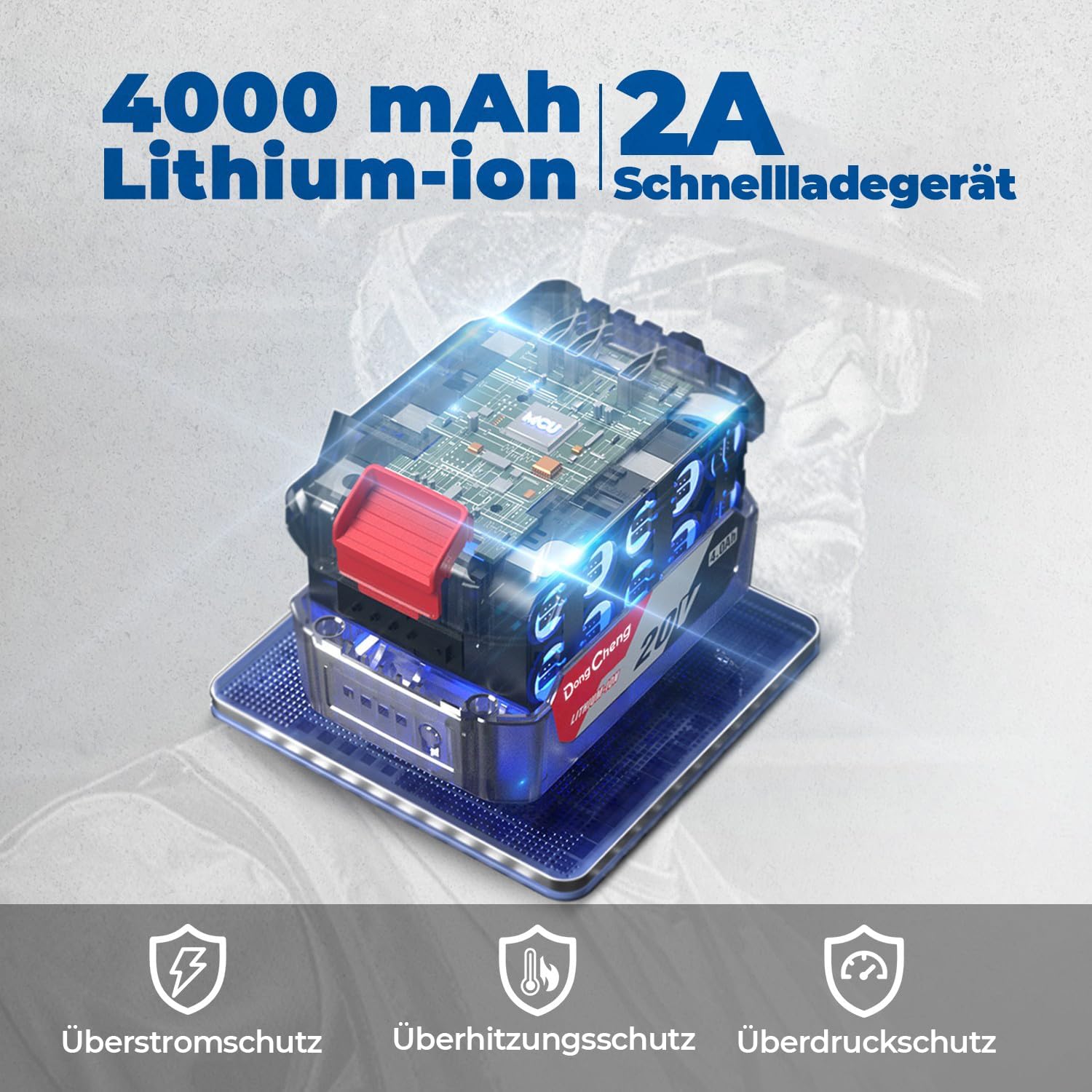Thumbnail 6 de Dong Cheng 18V bürstenloser Schlagschrauber 698 Nm