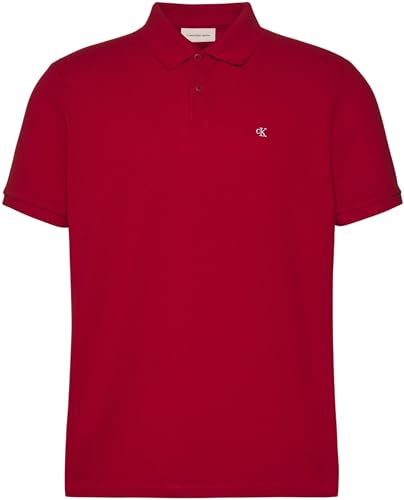 Thumbnail 6 de Calvin Klein Polo SS Monogram de piqué LV040EM269 para hombre, rojo Adrenaline Rush