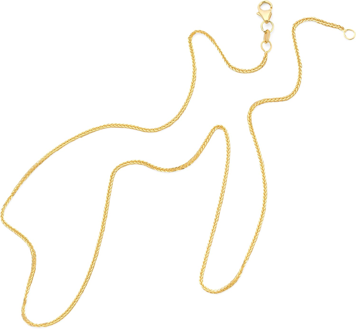 Thumbnail 1 de Collana in oro giallo 585 da 14 carati con taglio a diamante, Spiga Grano – Prins Jewels