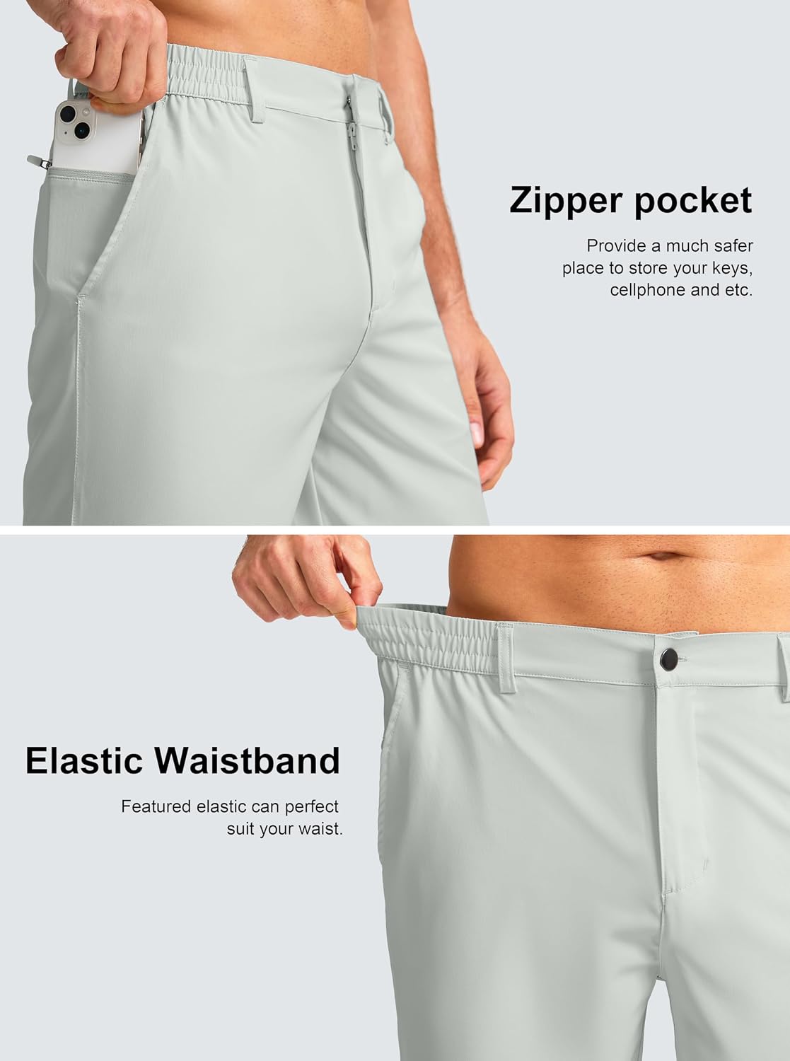 Detalle de Men's Casual Golf Shorts, 7-Inch Inseam