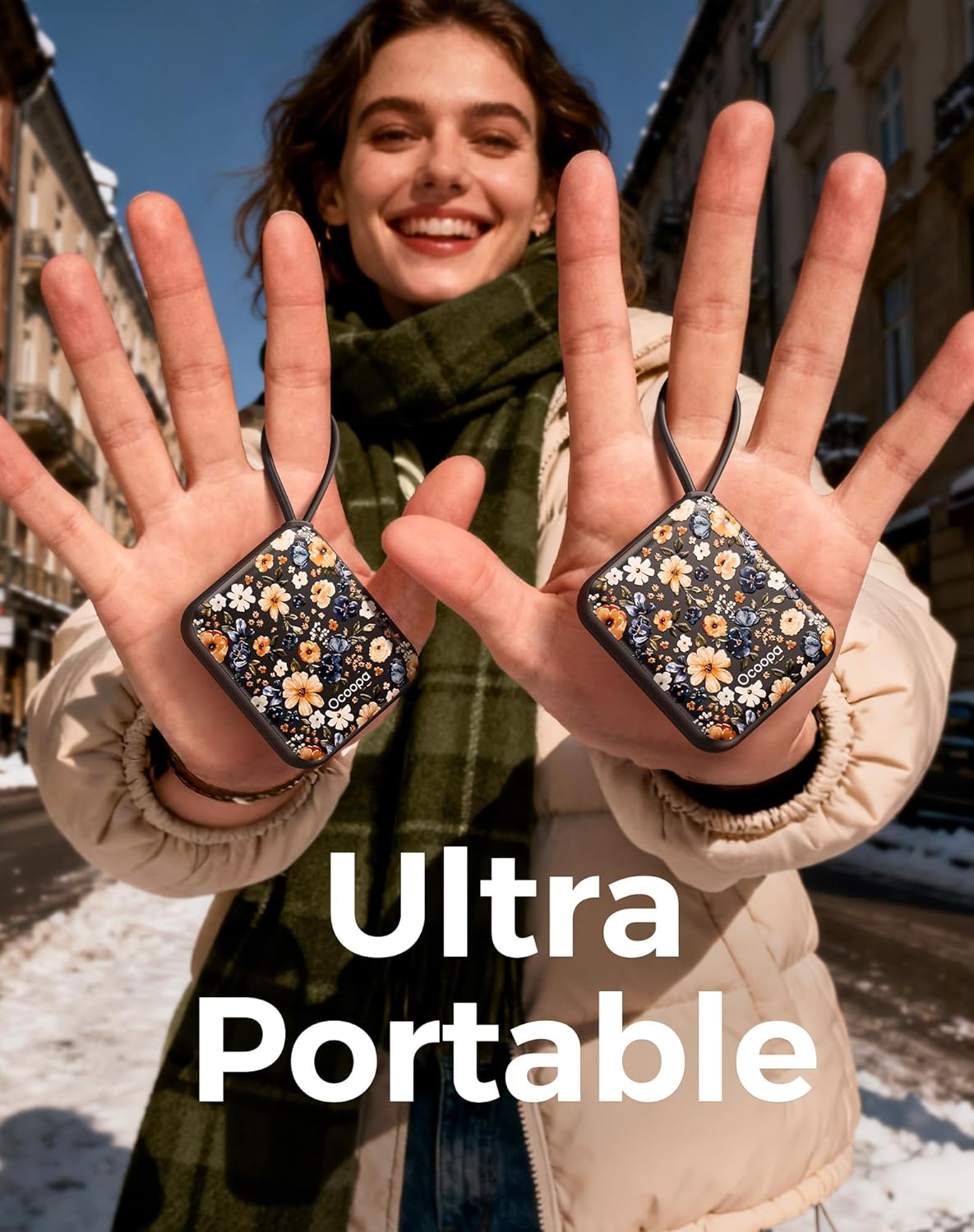 Detalle 2 de OCOOPA UT5 Nano rechargeable hand warmer 2-pack