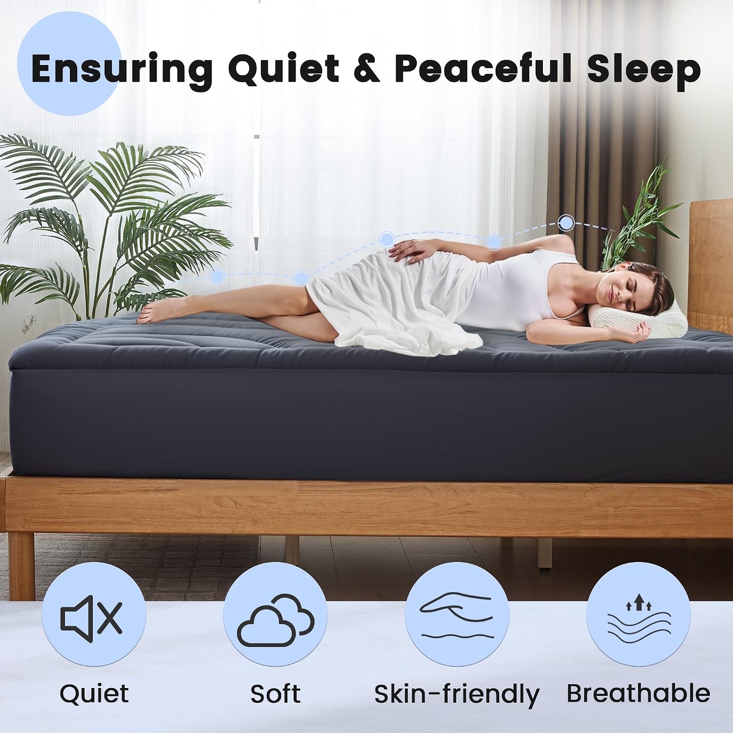 Detalle de Waterproof Mattress Pad, Twin