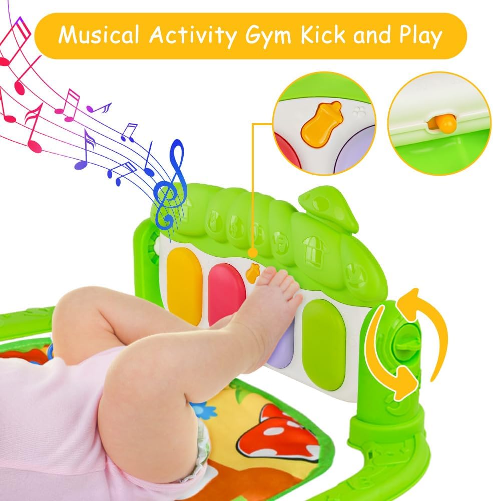 Thumbnail 3 de AOMIG Baby Play Mat with Piano 76cm