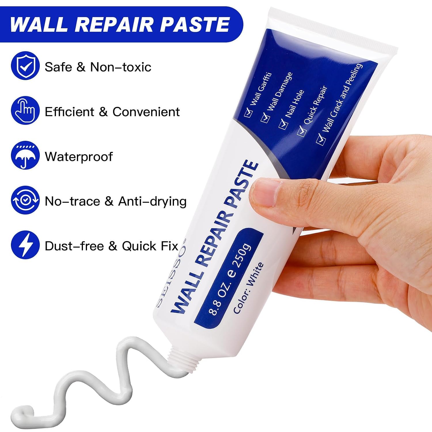Detalle de SEISSO wall repair kit, 500 g
