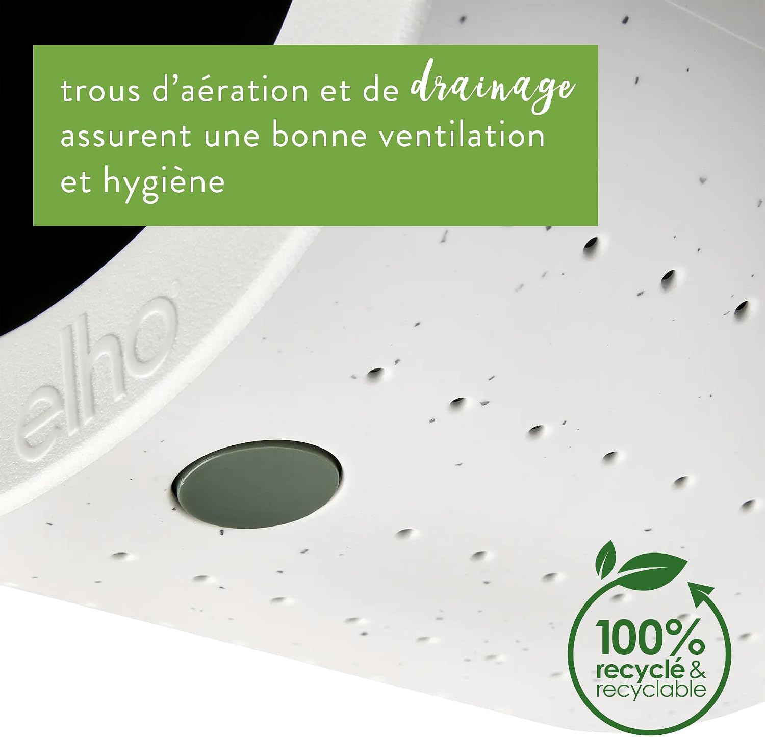 Thumbnail 4 de Elho Essential Mangeoire À Oiseaux 18 cm - Fibrous Grey
