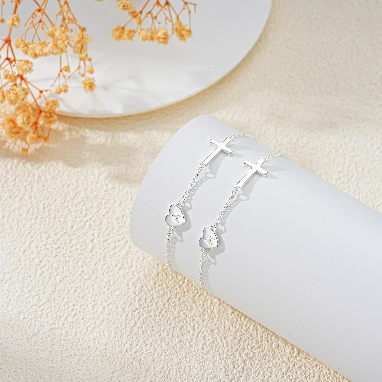 Detalle de Lunvky Cross Bracelet 14K Gold Plating