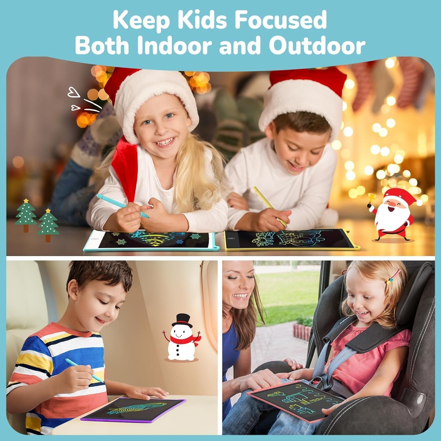 Thumbnail 5 de TECJOE 2 Pack LCD Writing Tablet