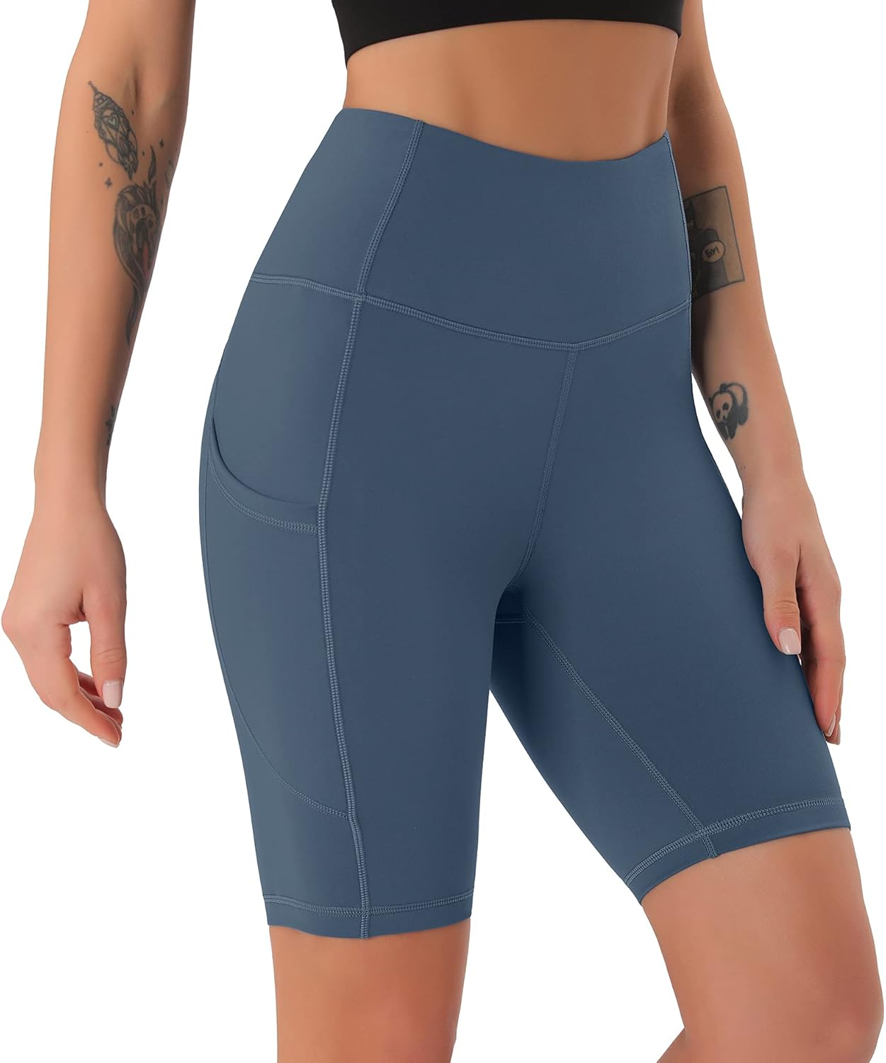 Thumbnail 6 de Persit Damen Kurze Leggings (blickdicht) Radlerhose mit Taschen