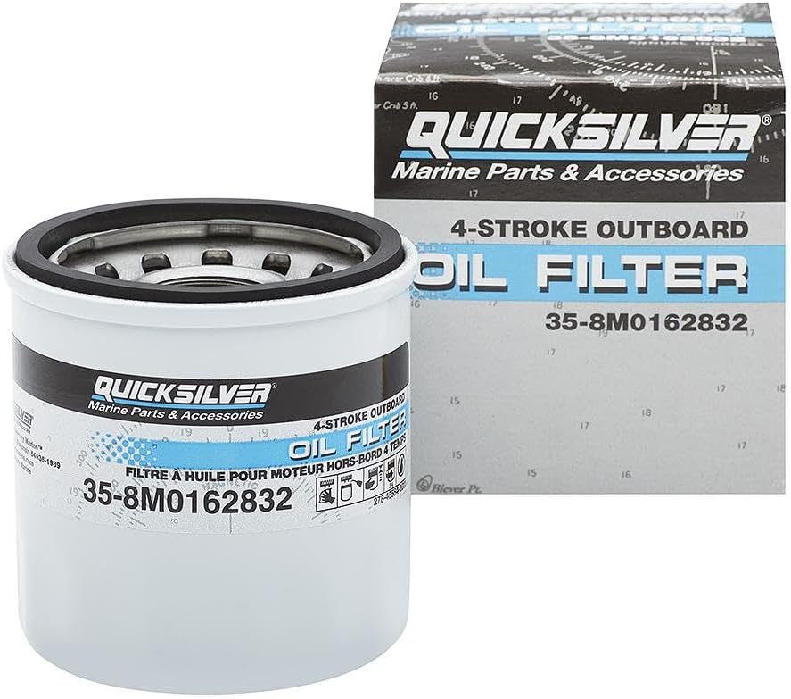 Thumbnail 6 de Quicksilver 8M0162830 Oil Filter for Select Mercury & Mariner 4-Stroke Outboards (25–115hp)