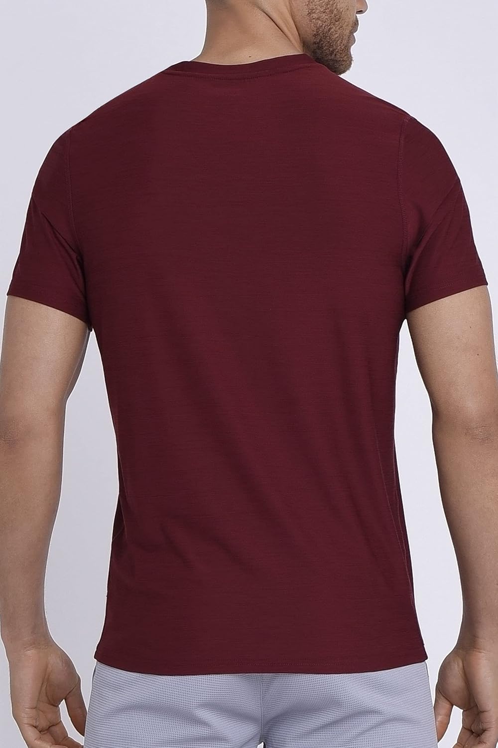 Detalle de TCA Galaxy Maglietta Palestra Uomo: maglia running a maniche corte, stile spacedye e tecnologia D.R.Y.