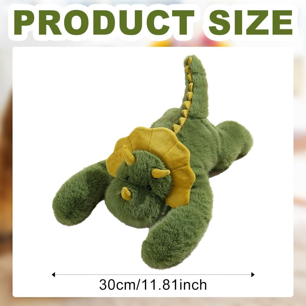 Detalle de BRTNUP Weighted Plush Animals: 30cm Dinosaur Hugging Pillow for Anxiety Relief and Sleep Support