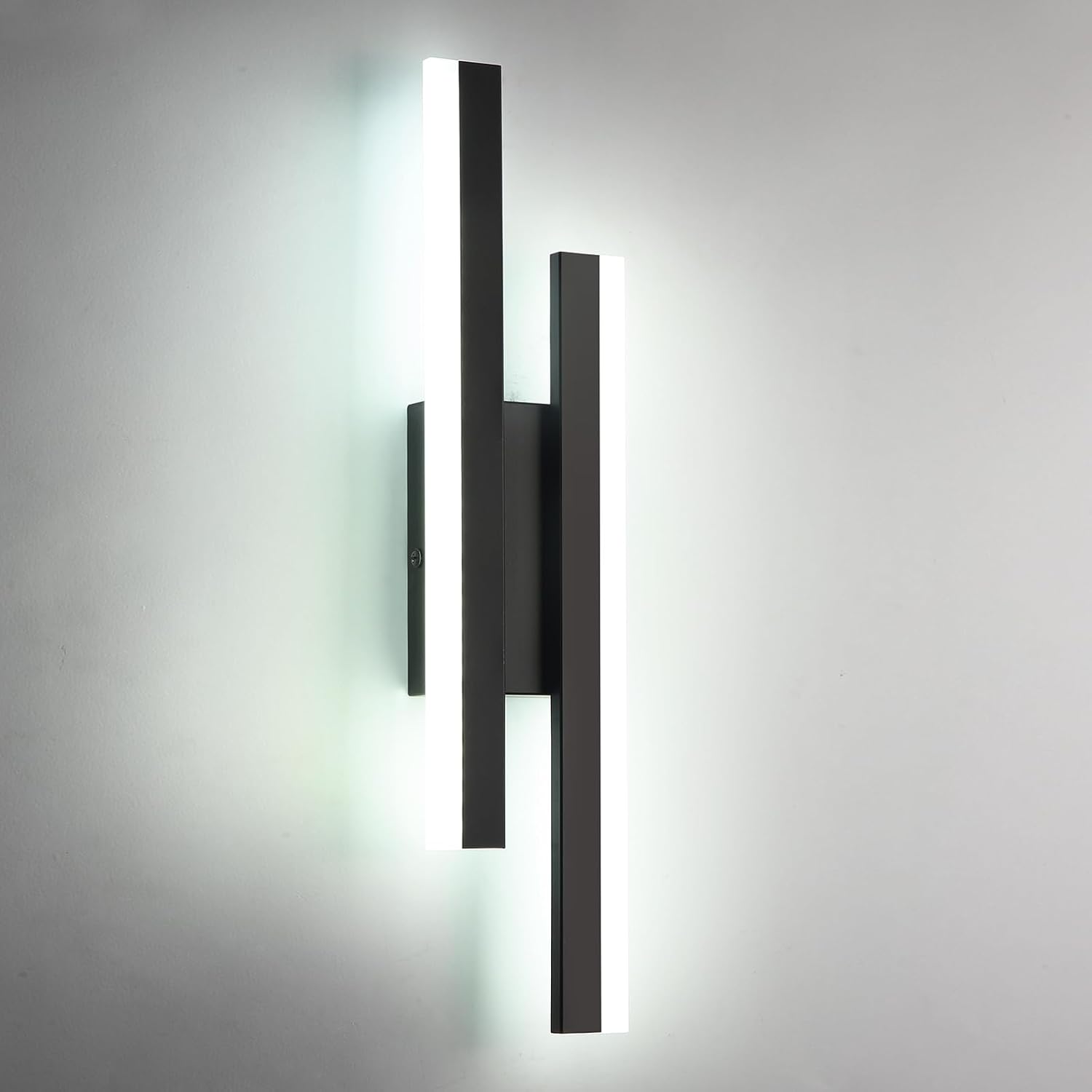 Detalle de Riserva 30924009 kinkiet LED 16 W, 1800 lm, 6500 K, czarny, 40 cm