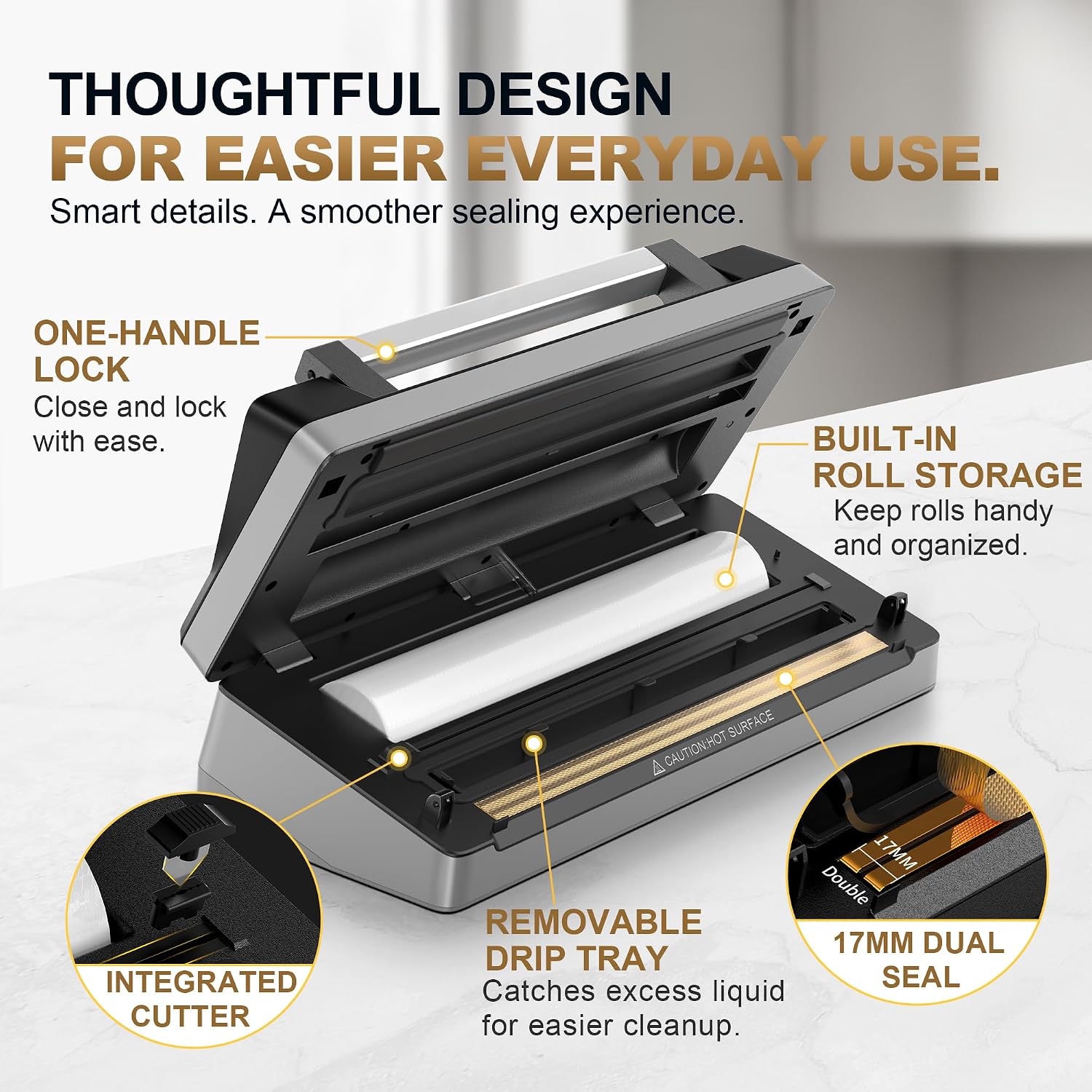 Thumbnail 6 de VacApex Vacuum Sealer with 17mm Dual Seal