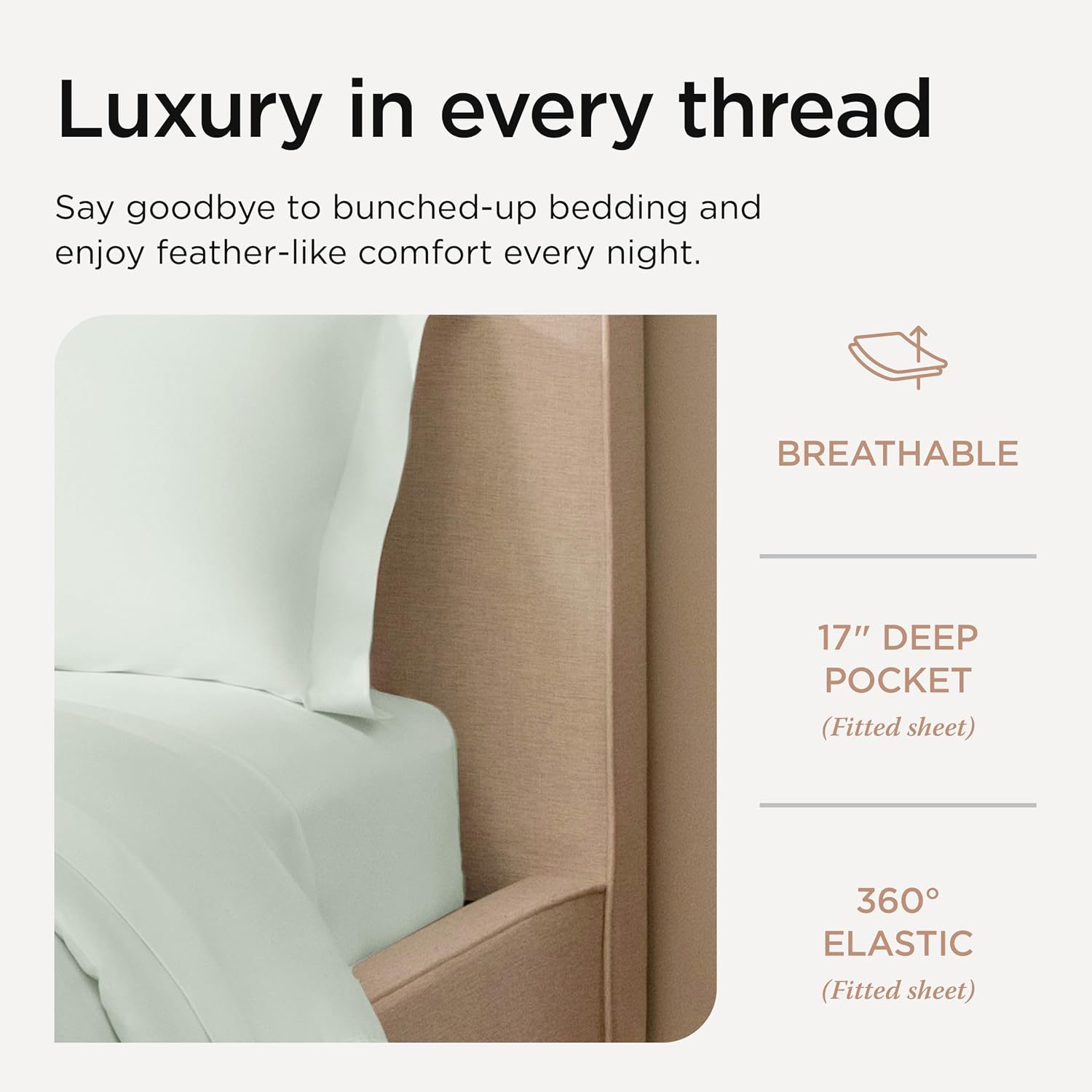 Thumbnail 4 de Threadmill Queen 800TC Sheet Set with Deep Pockets