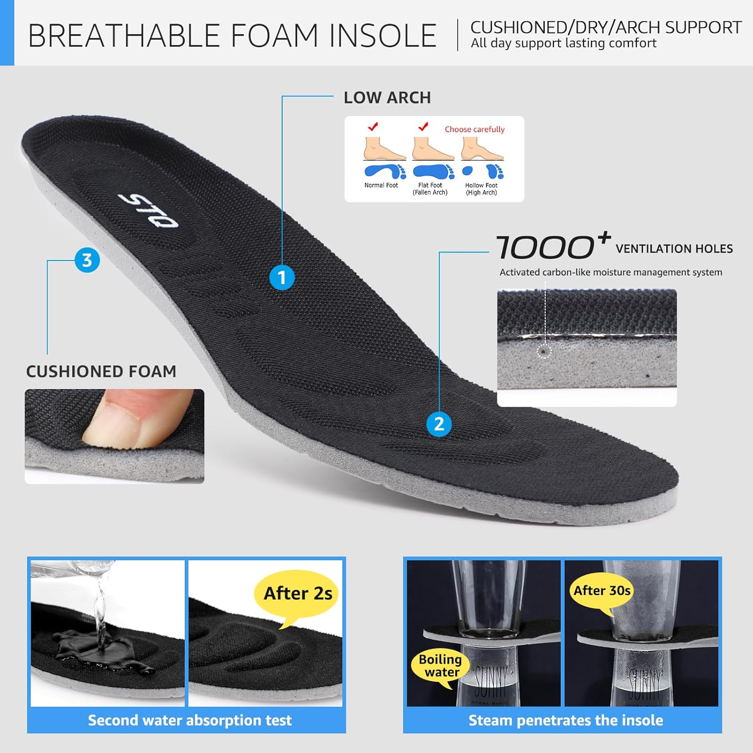 Thumbnail 5 de HKR Basket Femme Respirantes — Chaussures de Running légère et confortables (35–42 EU)