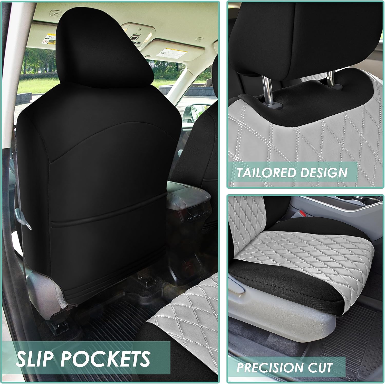Detalle 2 de FH Group Highlander Seat Covers 2020 🚘