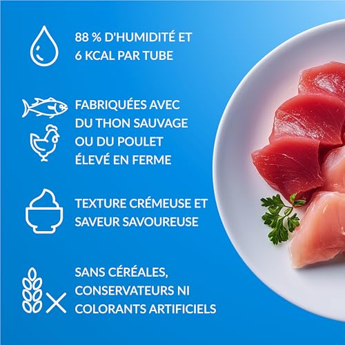 Thumbnail 2 de INABA Churu Friandises pour Chats – Multipack Fruits de Mer et Thon, 20 x 14 g
