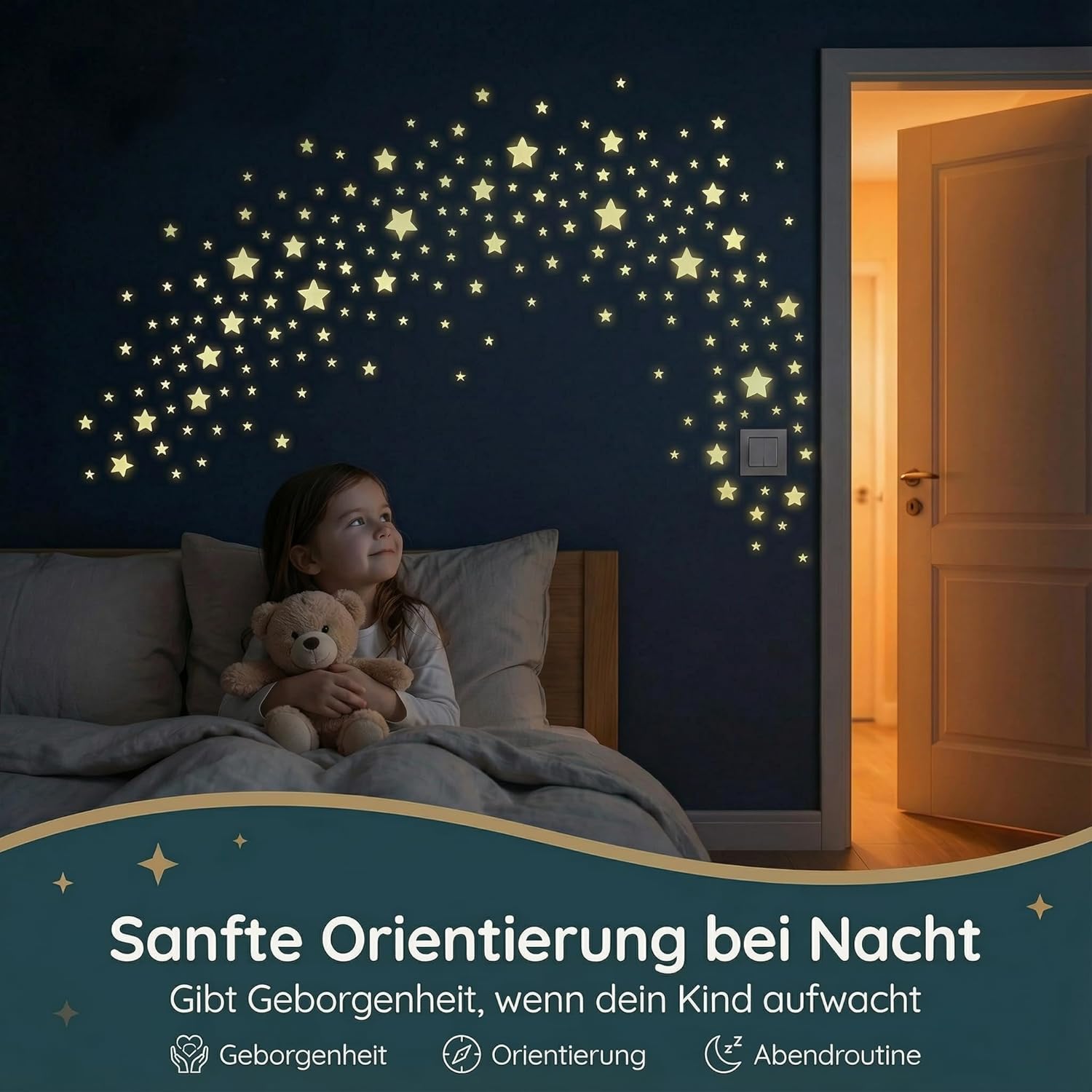 Thumbnail 3 de Homery Kinderzimmer Leuchtsterne 400 Stück