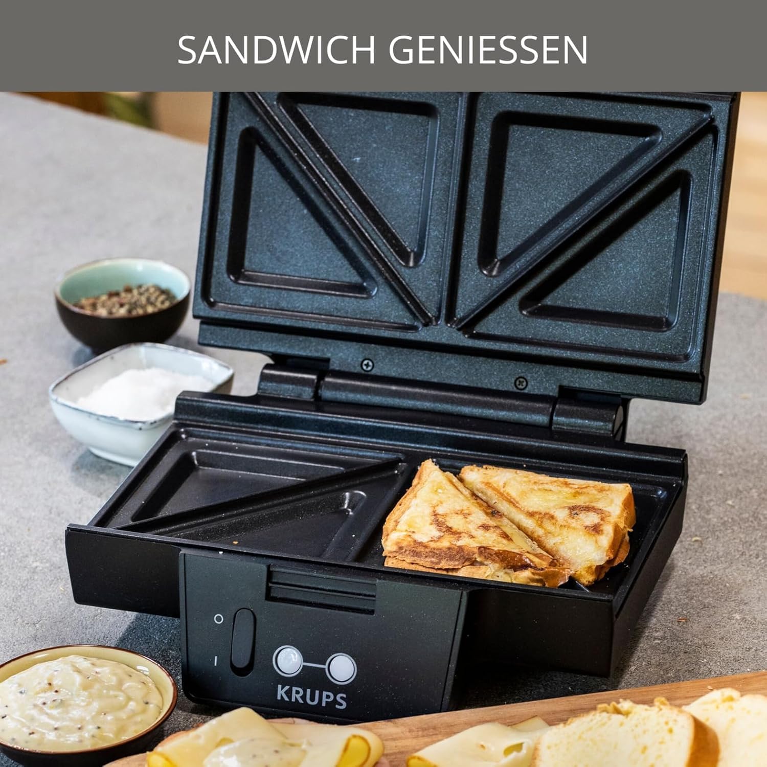 Detalle 2 de Krups FDK451 Sandwichmaker 850 W