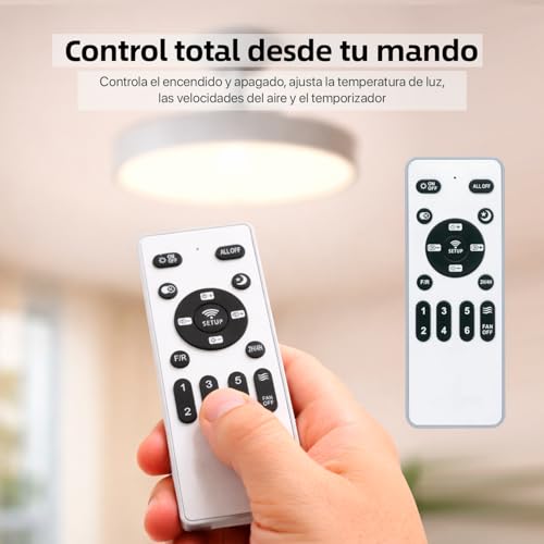 Thumbnail 6 de LEDUNI Ventilador con Luz 72W