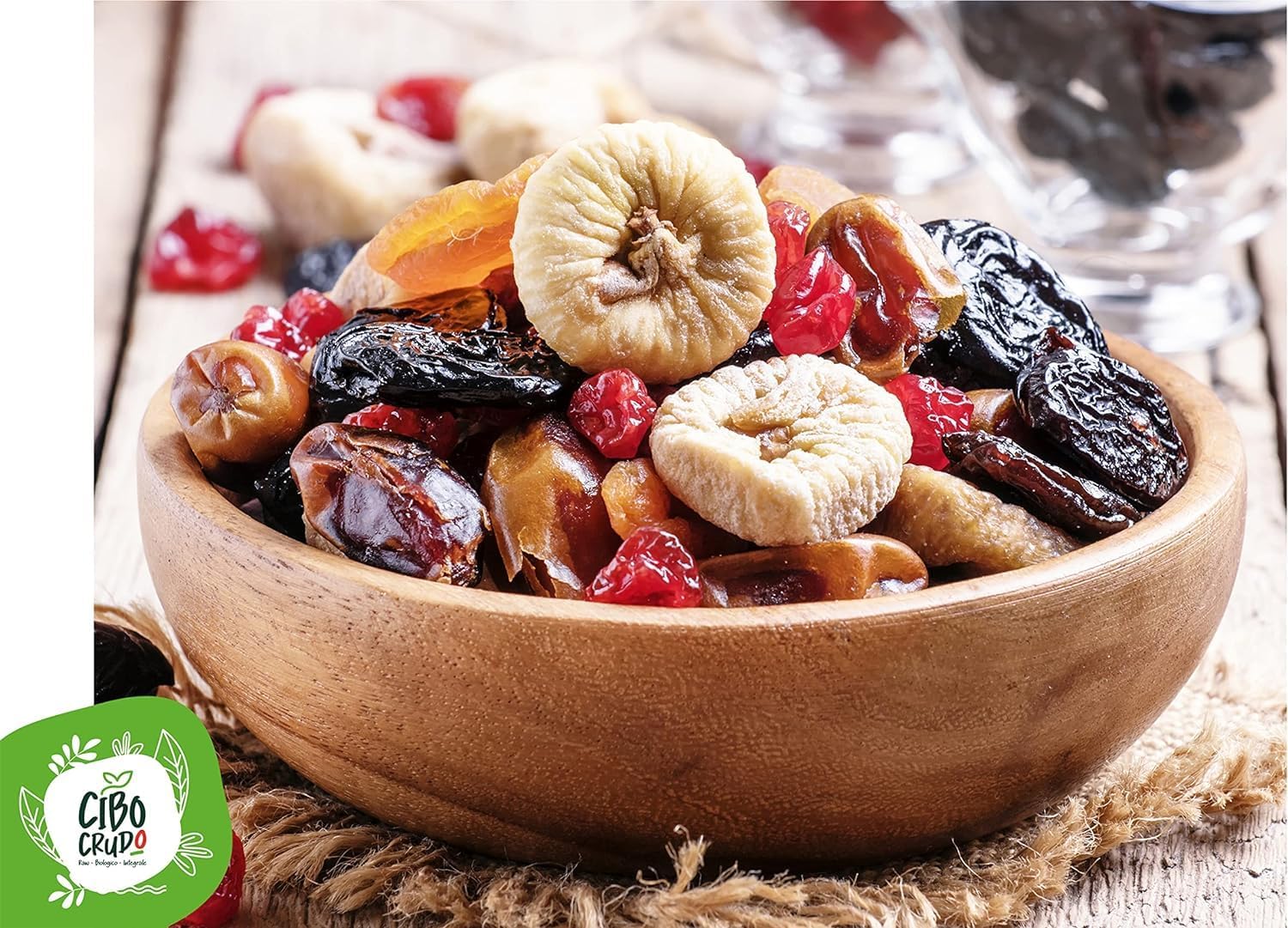 Detalle de Prugne Secche Denocciolate Bio Senza Zucchero – 250 g | CiboCrudo