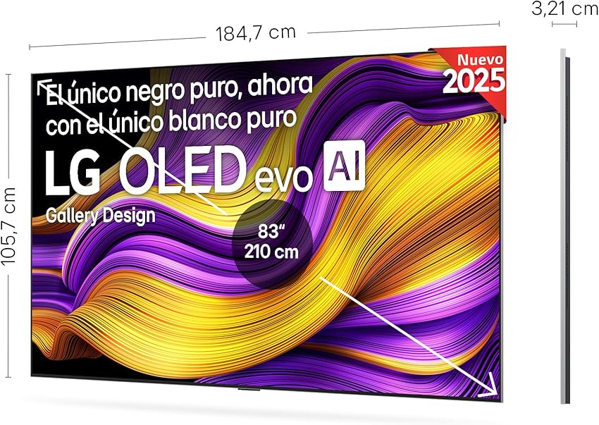 Detalle 2 de LG OLED83G54LW TV 83" OLED EVO 4K 83 pulgadas