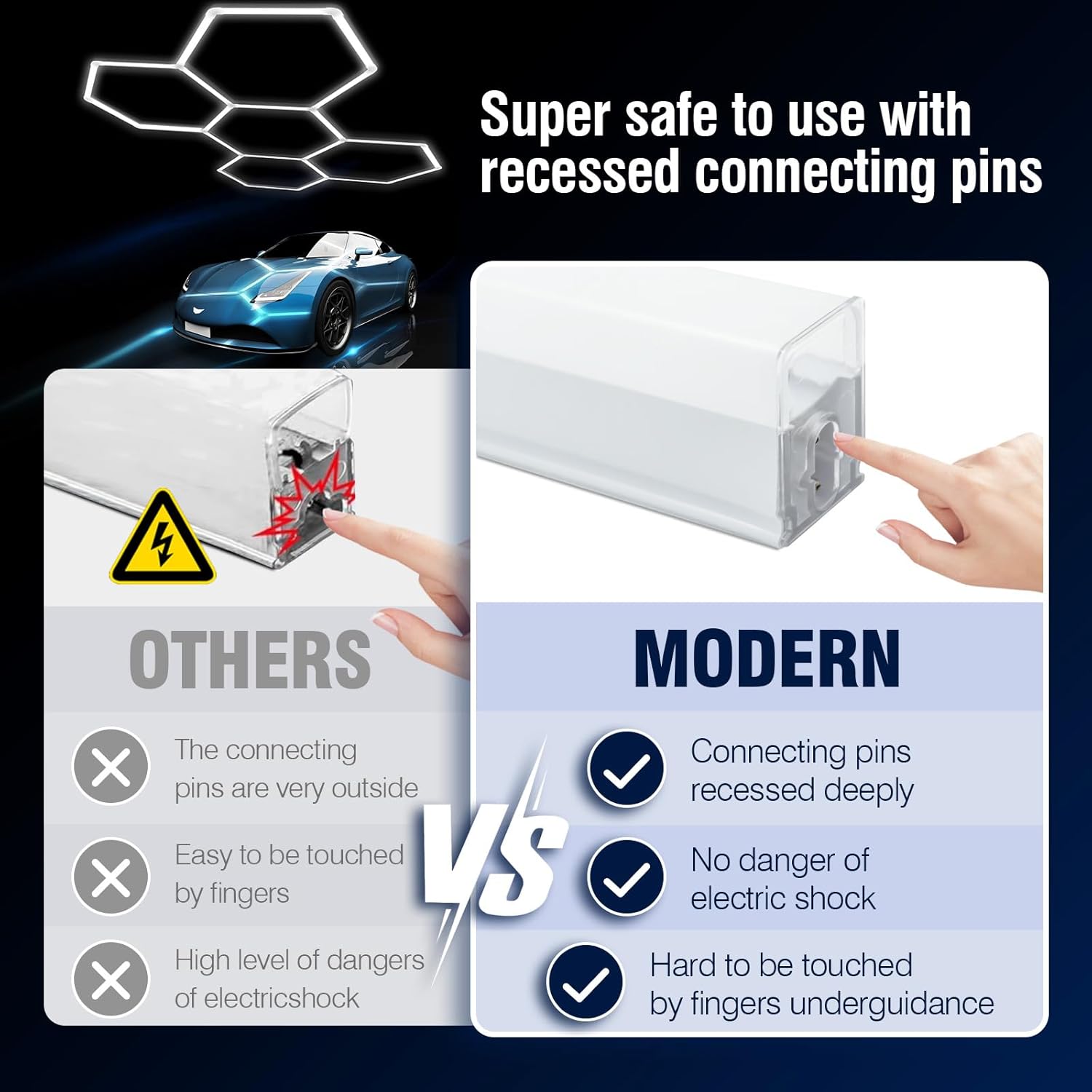 Thumbnail 4 de DIKHEE Luce da Garage Esagonale 192W