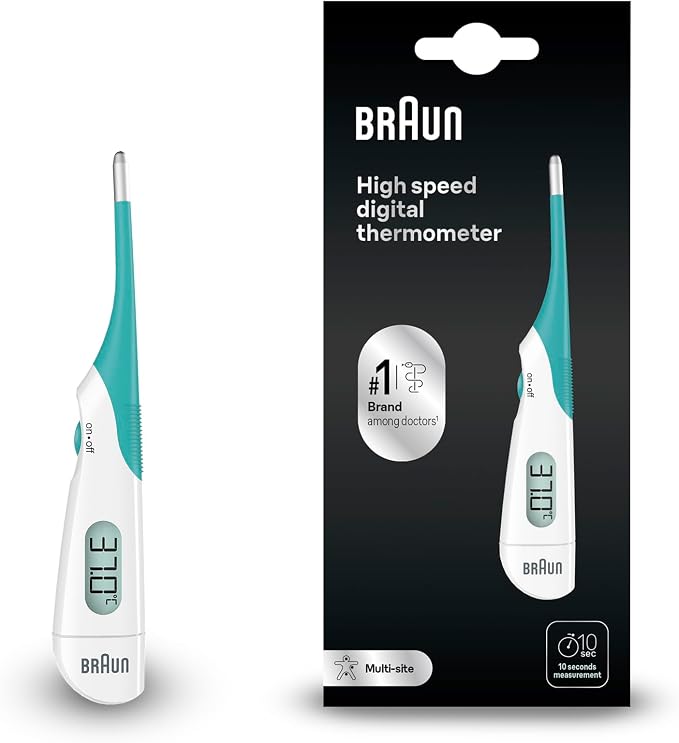 Detalle de Braun PRT1000 Termómetro Digital de Alta Velocidad 🩺