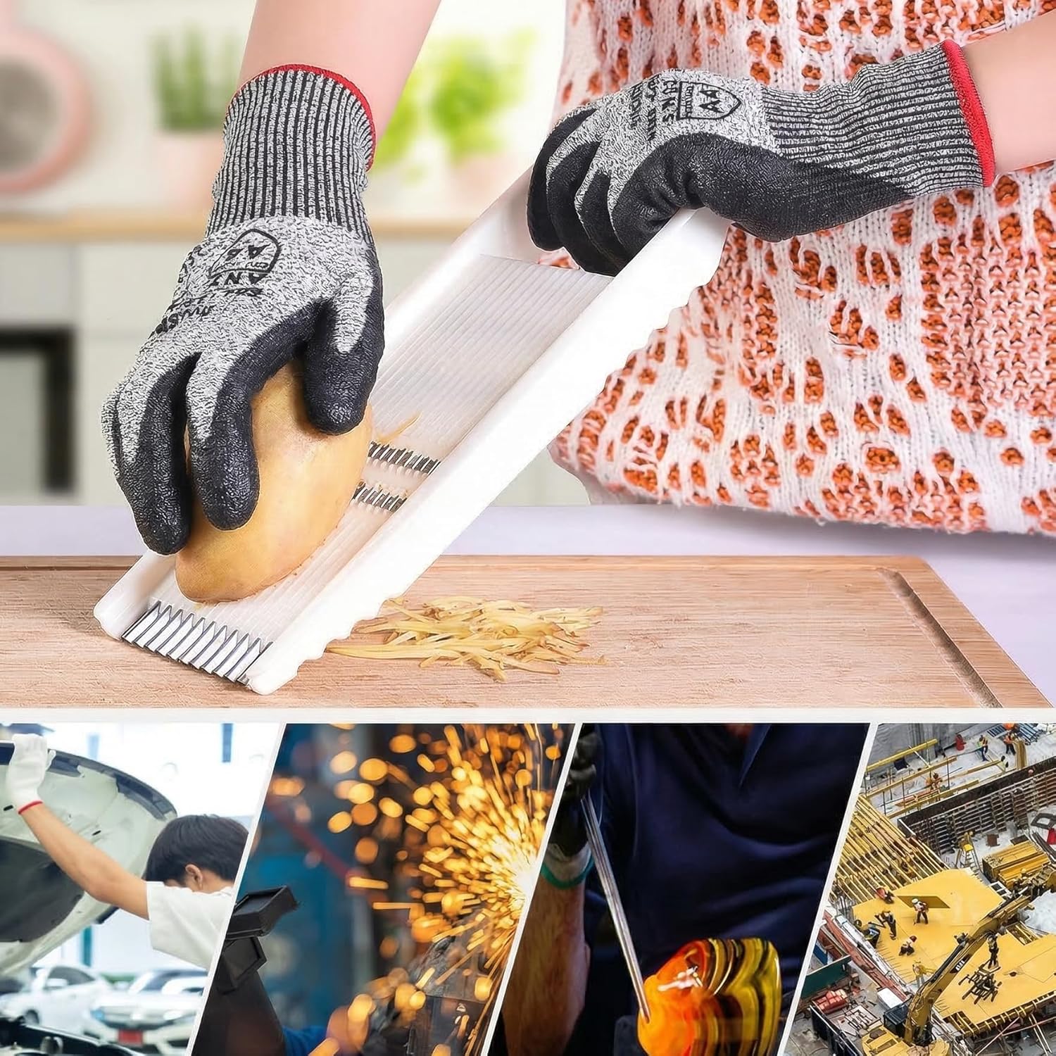 Detalle 1 de Donfri Cut Resistant Gloves Level 5 (L)