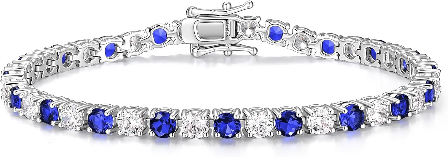 Thumbnail 5 de FANCIME Damen Tennisarmband aus 925 Sterling Silber mit Zirkonia, Breite 4 mm, Länge 18 cm