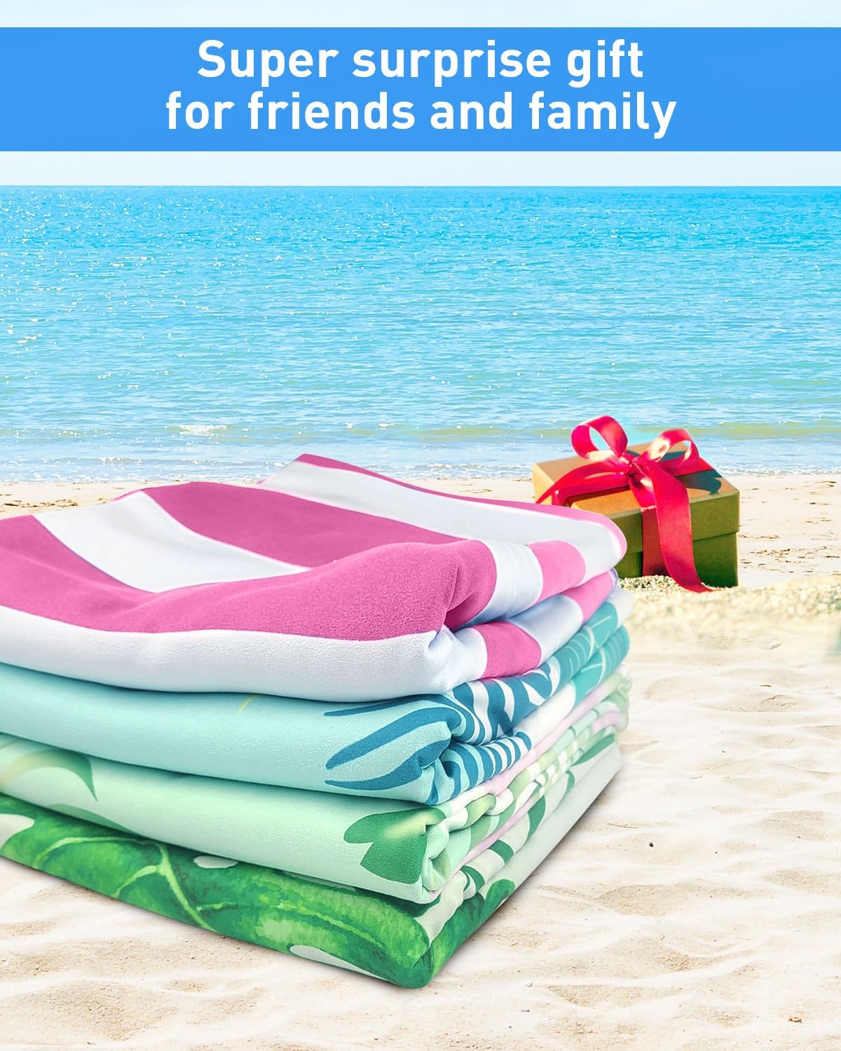 Thumbnail 5 de Victoper Microfiber Beach Towel Oversized – Rapid Drying, Sand-Free, 63x35 Inch